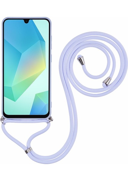 Samsung Galaxy A16 4g/5g Kılıf Esnek Tpu Fiber Astar Darbeye Dayanıklı Çapraz Askılı Telefon Kılıfı-Açık Mor (Yurt Dışından) indirimleri