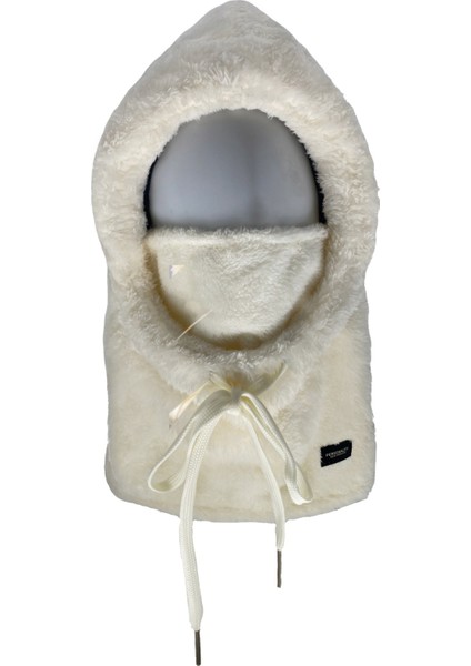 Kışlık Kalın Kayak ve Bisiklet Maskeli Geçirmez, Kulakları Isıtan ve Boyundan Sarmalayan Entegre Kadın Şapkası (Yurt Dışından)