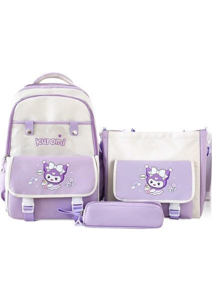 Öğrenci Büyük Kapasiteli Okul Çantası Üç Parçalı Okul Çantası Omurga Koruyucu Omuz Okul Çantası (Yurt Dışından) fiyatları