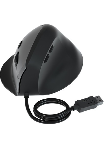 Kablolu Dikey Fare Ergonomik Fare 6 Düğmeli Kablolu Ofis Oyun Faresi (Yurt Dışından)