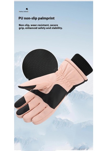 Kayak Elnleri Kış Erkek ve Kadın Açık Havada Sürme Soğuk Kaymaz Dokunmatik Ekran Elnleri Yastıklı ve Kalınlaştırılmış Sıcak Elnler (Yurt Dışından) indirimleri