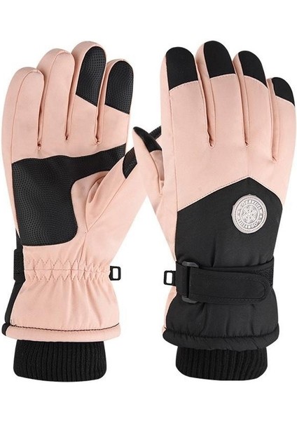 Kayak Elnleri Kış Erkek ve Kadın Açık Havada Sürme Soğuk Kaymaz Dokunmatik Ekran Elnleri Yastıklı ve Kalınlaştırılmış Sıcak Elnler (Yurt Dışından) fırsatları