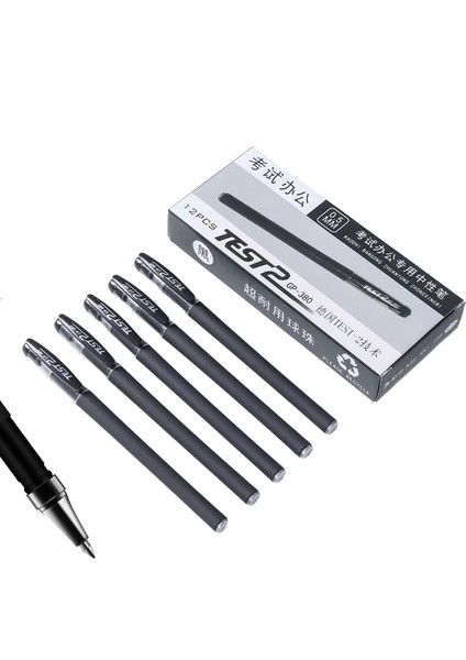 12 Adet Tükenmez Kalem Seti Mavi, Kırmızı Veya Siyah-0.5mm Çizgi Genişliği, Mat, Kaymaz Gövdeli (Yurt Dışından)