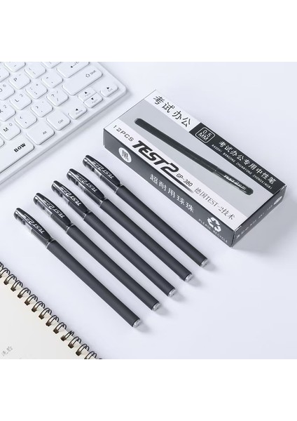 12 Adet Tükenmez Kalem Seti Mavi, Kırmızı Veya Siyah-0.5mm Çizgi Genişliği, Mat, Kaymaz Gövdeli (Yurt Dışından) fiyatları