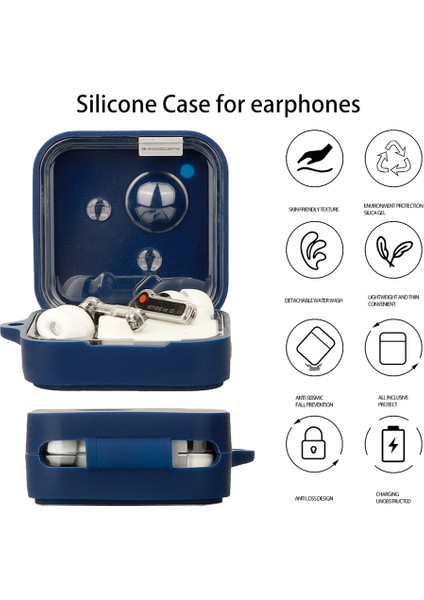 Nothing Ear (R)-Ear 2024 Çizilmez ve Silikon Kılıf Asma Tokası (Yurt Dışından) fiyatları