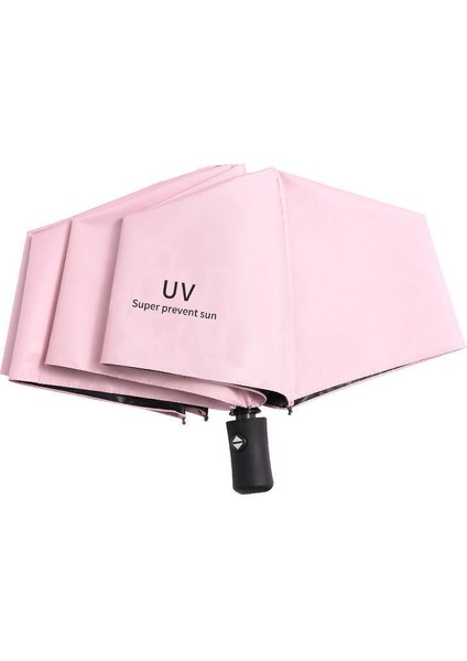 Uv8 Kemik Tam Otomatik Vinil Güneş Koruyucu Şemsiye Güneş Şemsiye Yağmur ve Güneşli Şemsiye (Yurt Dışından) fiyatları