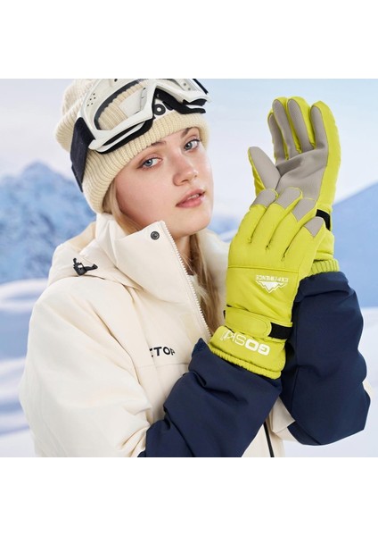 Çocuk Kayak Elnleri Kış Erkek ve Kadın Açık Havada Sürme Soğuk Kaymaz Dokunmatik Ekran Elnleri Yastıklı ve Kalınlaştırılmış Sıcak Elnler (Yurt Dışından) fırsatları