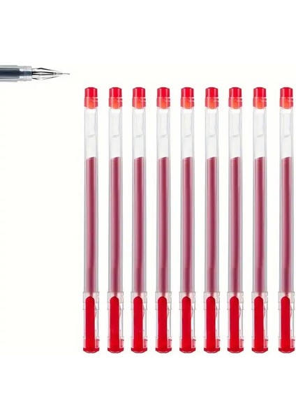 10 Adet Paket, 0.38MM, Hızlı Kuruyan Mürekkep, Siyah/mavi/kırmızı-Sınav ve Ofis Kullanımı Için Uygundur, Ince Uçlu Yazma Kalemi (Yurt Dışından) fırsatları