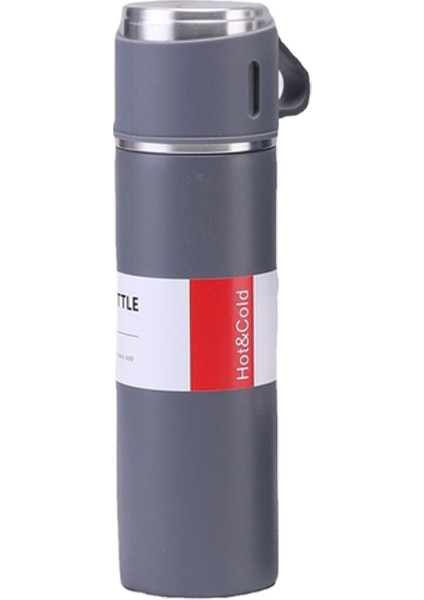 500ML Vakumlu Termos Bardağı, 12 Saat Soğuk ve Sıcak Tutar, Kapak Tasarımı Saplı, Çift Fonksiyonlu Kapak, Sızıntı Geçirmez, Güvenli Malzeme (Yurt Dışından)