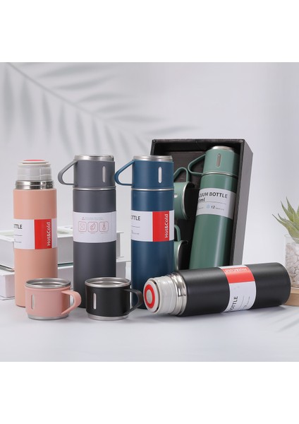 500ML Vakumlu Termos Bardağı, 12 Saat Soğuk ve Sıcak Tutar, Kapak Tasarımı Saplı, Çift Fonksiyonlu Kapak, Sızıntı Geçirmez, Güvenli Malzeme (Yurt Dışından) fiyatları