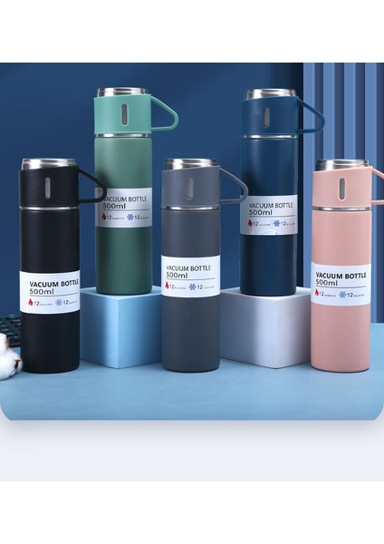 500ML Vakumlu Termos Bardağı, 12 Saat Soğuk ve Sıcak Tutar, Kapak Tasarımı Saplı, Çift Fonksiyonlu Kapak, Sızıntı Geçirmez, Güvenli Malzeme (Yurt Dışından) modelleri