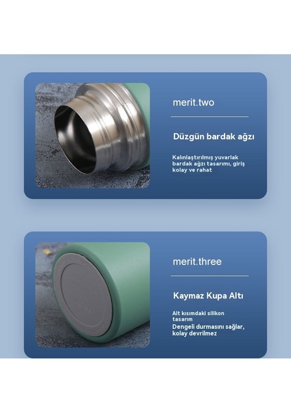 500ML Vakumlu Termos Bardağı, 12 Saat Soğuk ve Sıcak Tutar, Kapak Tasarımı Saplı, Çift Fonksiyonlu Kapak, Sızıntı Geçirmez, Güvenli Malzeme (Yurt Dışından) fırsatları