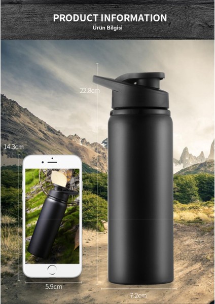 Paslanmaz Çelik Spor Su Şıtıcısı 304 Doğrudan Içme Bisiklet Açık Spor Soğuk Su (Yurt Dışından) fırsatları