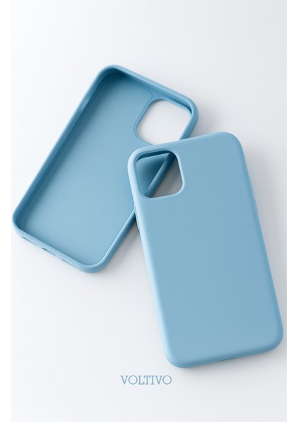 iPhone 12 / 12 Pro Uyumlu Içi Kadife Lansman Silikon Kılıf