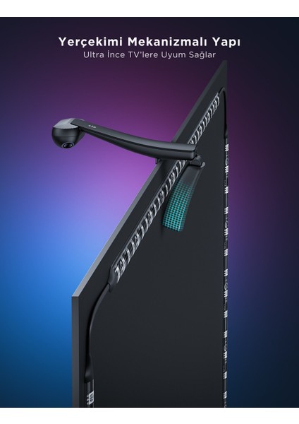 Envisual T2 TV Arkası Led Şerit Ambiyans Aydınlatma Tv Renk Senkronizasyonu 55-65 inc TV'ler ile Uyumludur