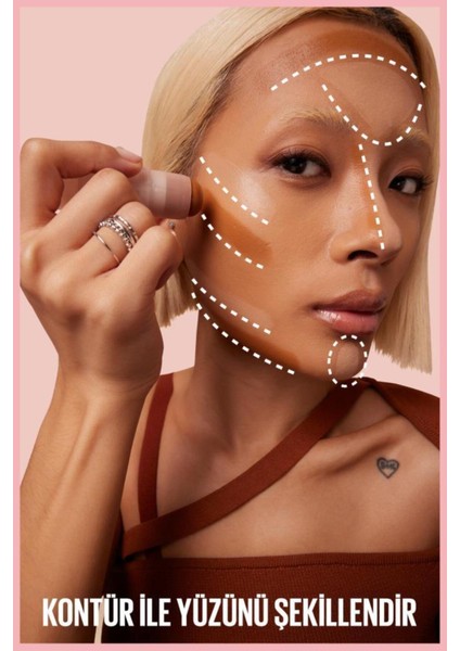 Lifter Stix Yüz Şekillendirici Stick – Kremsi ve Kolay Dağılan Formül, Tüm Cilt Tiplerine Uygun, 55 Numara