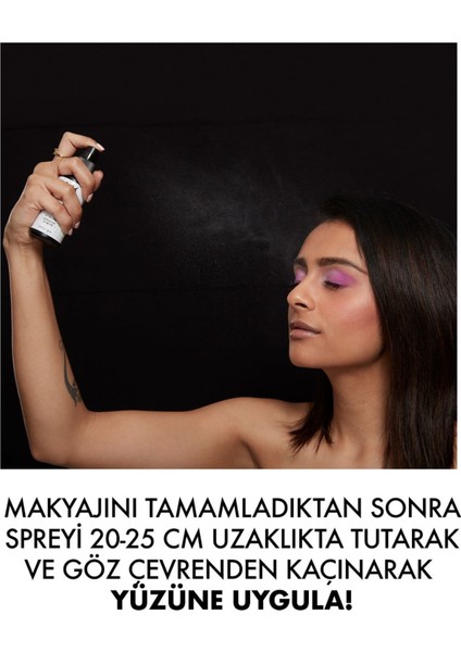 Dewy Finish Vegan Makyaj Sabitleme Spreyi – Tüm Cilt Tipleri İçin Nemli ve Işıltılı Etki