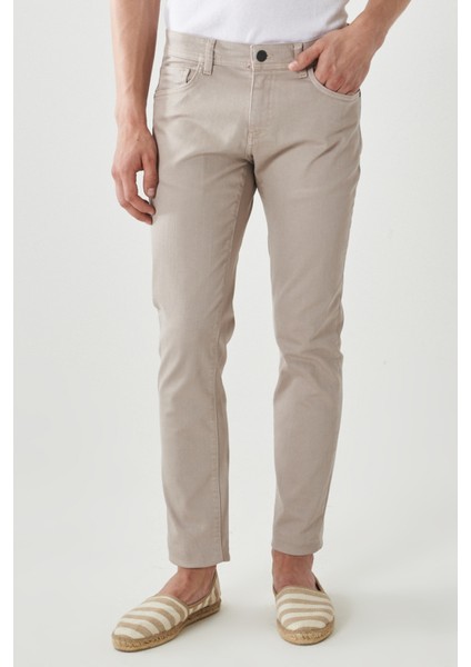 ALTINYILDIZ CLASSICS Erkek Taş 360 Derece Her Yöne Esneyen Slim Fit Dar Kesim Pamuklu Rahat Pantolon fiyatları