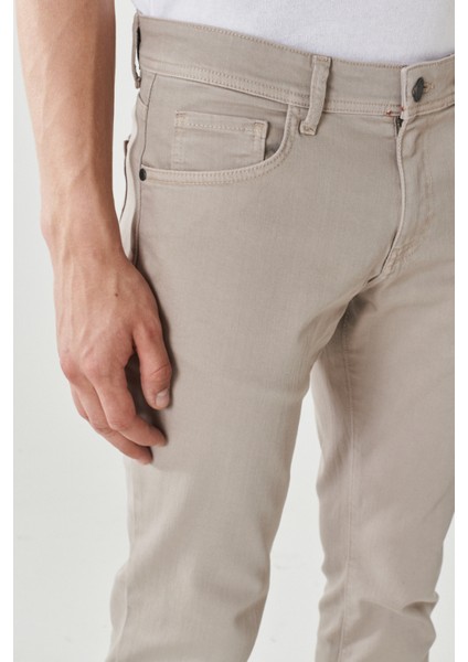 ALTINYILDIZ CLASSICS Erkek Taş 360 Derece Her Yöne Esneyen Slim Fit Dar Kesim Pamuklu Rahat Pantolon fırsatları