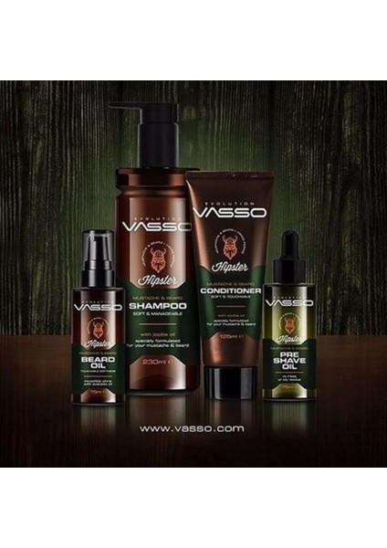 Men Hipster Viking Sakal Ve Bıyık Kepeğini Önleyen Şampuan 260 ml