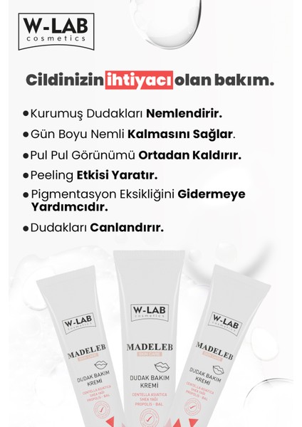 Kozmetik Madeleb Dudak Bakım Kremi 20 ml modelleri