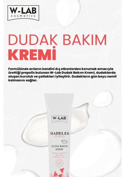 Kozmetik Madeleb Dudak Bakım Kremi 20 ml indirimleri