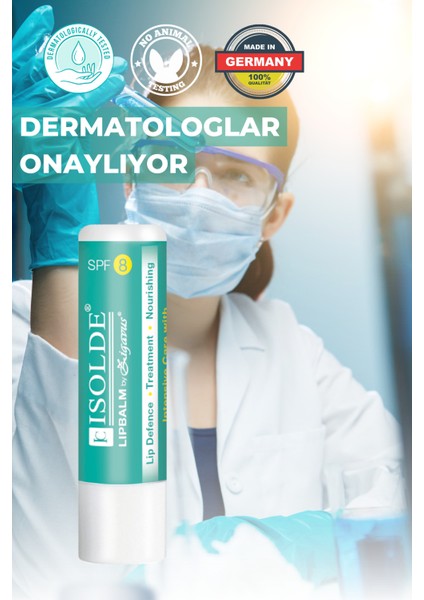 Isolde Dudak Koruyucu Krem - Lipstick- Jojoba, Calendula ve Aloe Veralı - Spf8 8699349138219 indirimleri