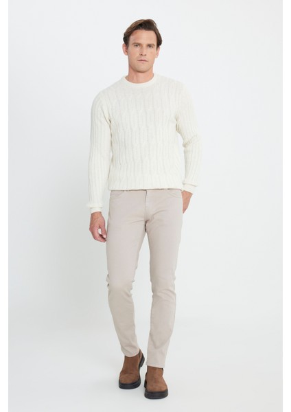 ALTINYILDIZ CLASSICS Erkek Taş 360 Derece Her Yöne Esneyen Rahat Slim Fit Dar Kesim Pantolon fırsatları