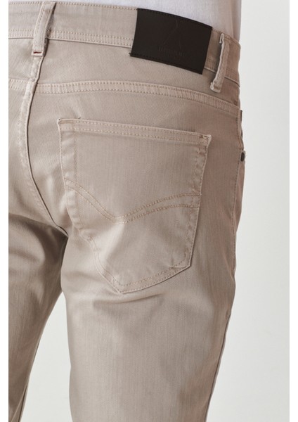 ALTINYILDIZ CLASSICS Erkek Taş 360 Derece Her Yöne Esneyen Slim Fit Dar Kesim Pamuklu Rahat Pantolon