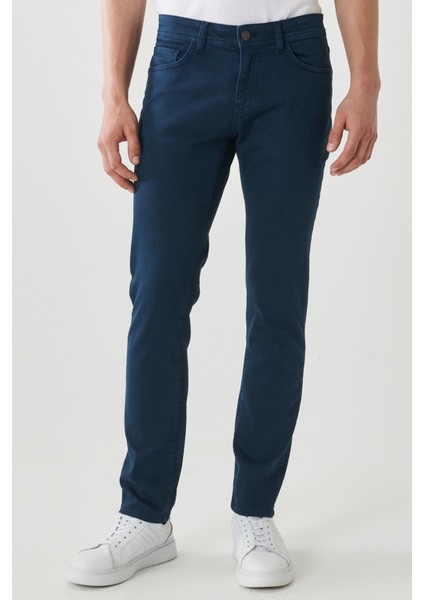 ALTINYILDIZ CLASSICS Erkek Lacivert 360 Derece Her Yöne Esneyen Slim Fit Dar Kesim Pamuklu Rahat Pantolon fiyatları