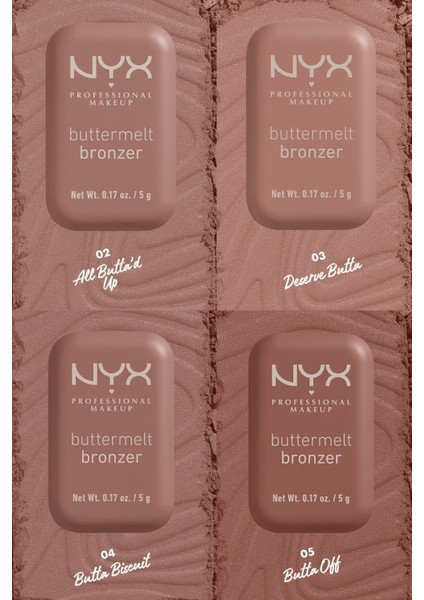 Buttermelt Kremsi Pudra Bronzer 5 g – 12 Saat Kalıcı, Sıcak Bronz Ton, Doğal Bitiriş, SPF’siz, Tüm Cilt Tiplerine Uygun