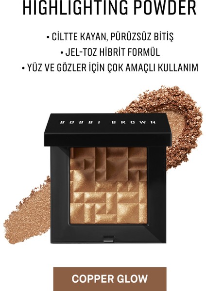 Highlighting Powder Inci Pigmentli Aydınlatıcı Pudra - Copper Glow 716170291475 fırsatları
