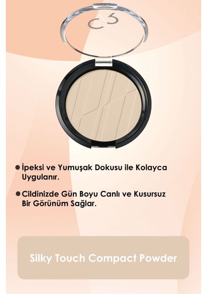 Silky Touch No:01 Ivory Sıkıştırılmış Kompakt Pudra – Doğal, Pürüzsüz ve Hafif Makyaj Görünümü modelleri