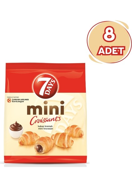 Kakao Kremalı Kruvasan 185 G - 8 Adet
