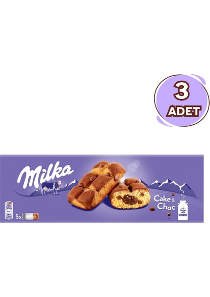 Cake & Choc Çikolata Kremalı Kek 175 gr - 3 Adet