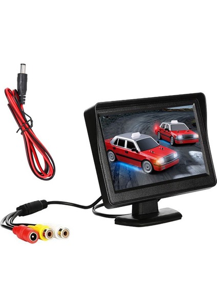 Dc 9V-24V 4.3 Inç Araba Dikiz Monitörü Kiti Tft LCD (Yurt Dışından)