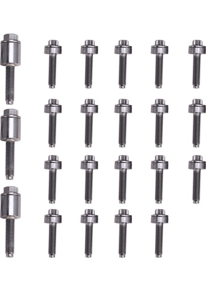 22 Adet Set Alüminyum Vana Kapağı Vida Seti E60 Için (Yurt Dışından) fiyatları