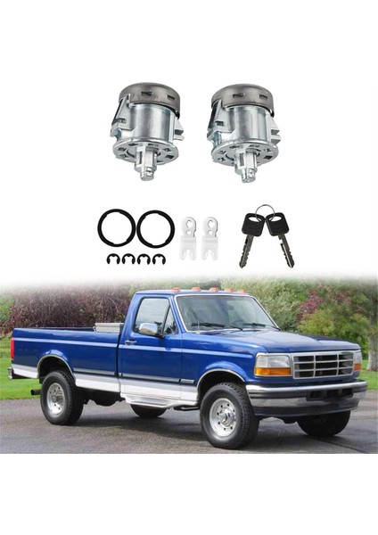 Explorer Için Anahtarlı Kapı Kilidi Silindiri 7C3Z1521990A (Yurt Dışından) modelleri