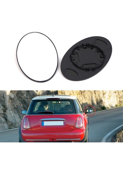 2x Kapı Aynası Camı R50 01-06 Dikiz Aynası Merceği (Yurt Dışından) modelleri