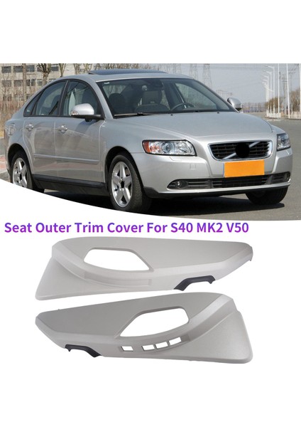 39984370 S40 Mk2 V50 Için Koltuk Hafızalı Sol Koltuk Dış Döşeme Kapağı (Yurt Dışından)