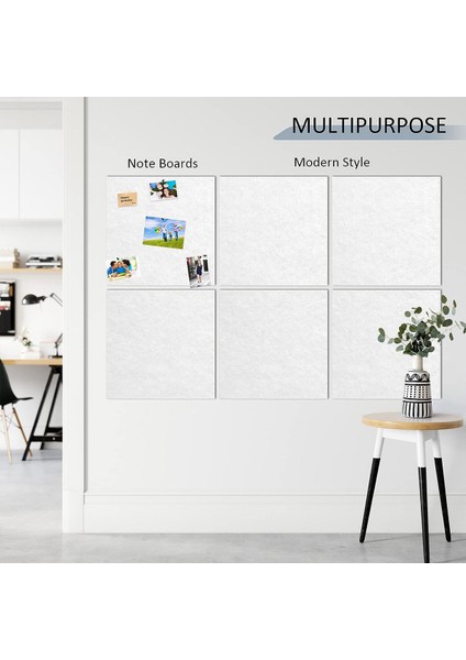 12 Adet Akustik Panel, 12X12X0.3 Inç, Kayıt Stüdyosu Için Beyaz (Yurt Dışından) fiyatları