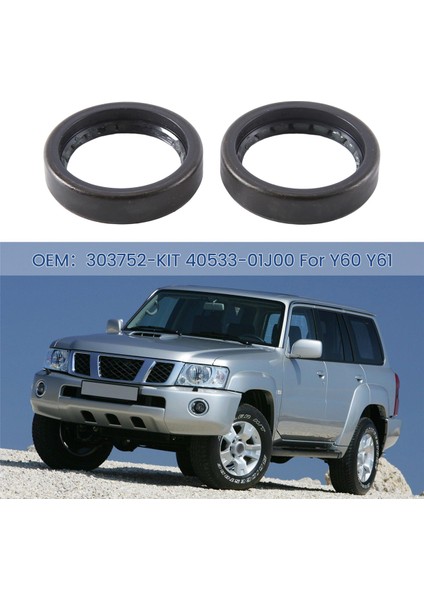 Patrol Y6061 Için 2 Adet Ön Aks Contası Yağ Contası Kiti 303752-KIT (Yurt Dışından) fiyatları