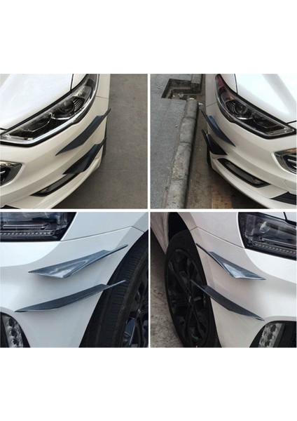 Araba Ön Tampon Dudak Ayırıcı 4'lü Paket Yumuşak Yüzgeçler Combat Wind Saber B (Yurt Dışından)