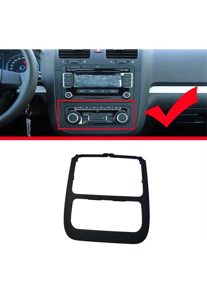 1KD858069 Araba Iklim Kontrol Anahtarı Panel Çerçevesi CD Navigasyon Çerçevesi (Yurt Dışından) fiyatları