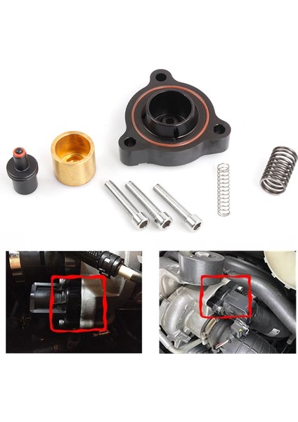 T9356 Araba Üfleme Yönlendirme Vanası Kiti Turboşarj Vanası Adaptörü Contası (Yurt Dışından) modelleri