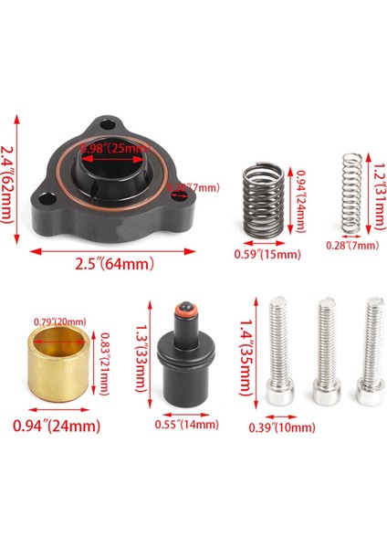 T9356 Araba Üfleme Yönlendirme Vanası Kiti Turboşarj Vanası Adaptörü Contası (Yurt Dışından) fırsatları