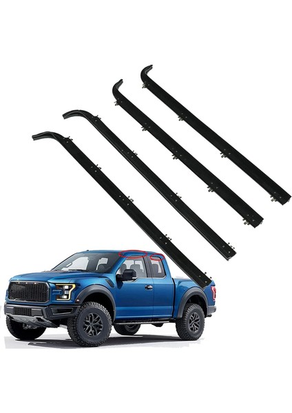 4 Adet Iç Dış Araba Kapı Pencere Contası Kemer Hava Şeridi Kiti (Yurt Dışından) indirimleri