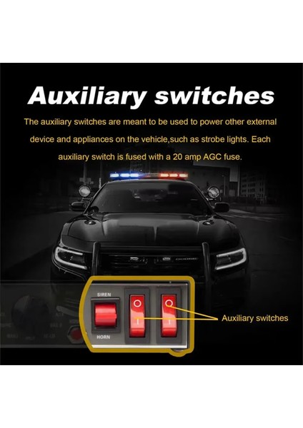 200W 9 Ses Yüksek Uyarı Alarm Polis Yangın Sireni Korna Pa Hoparlör 24V (Yurt Dışından) fiyatları