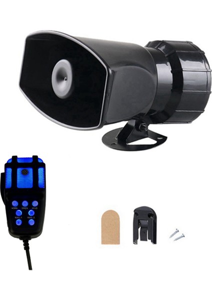 Mic Pa Sistemi Acil Durum Amplifikatörü Korna Polis Sireni Hava Kornası -A (Yurt Dışından) fiyatları