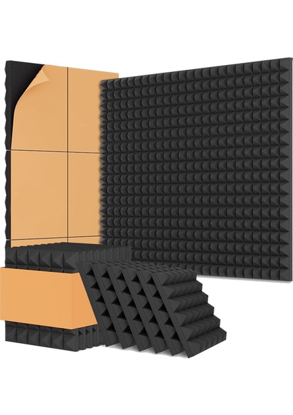 8 Paket Akustik Köpük Paneller, 12X12X2 Inç Ses Geçirmez Köpük Paneller (Yurt Dışından)
